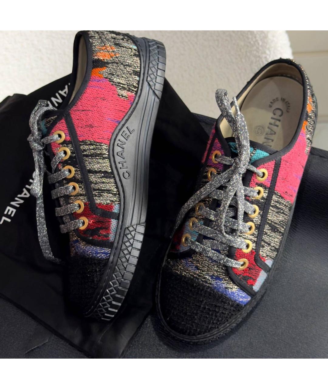 CHANEL Мульти кеды, фото 5