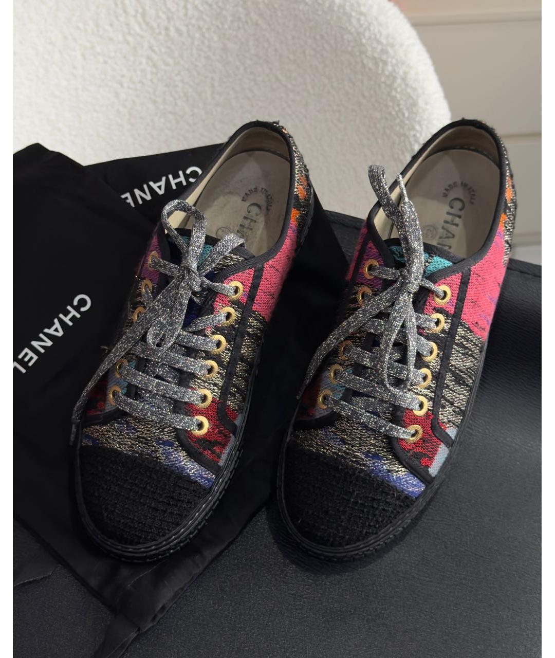 CHANEL Мульти кеды, фото 3