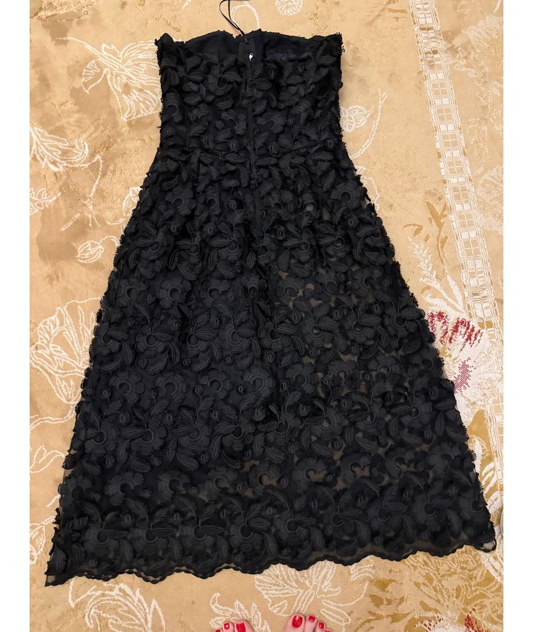 DOLCE&GABBANA Черное полиэстеровое вечернее платье, фото 2