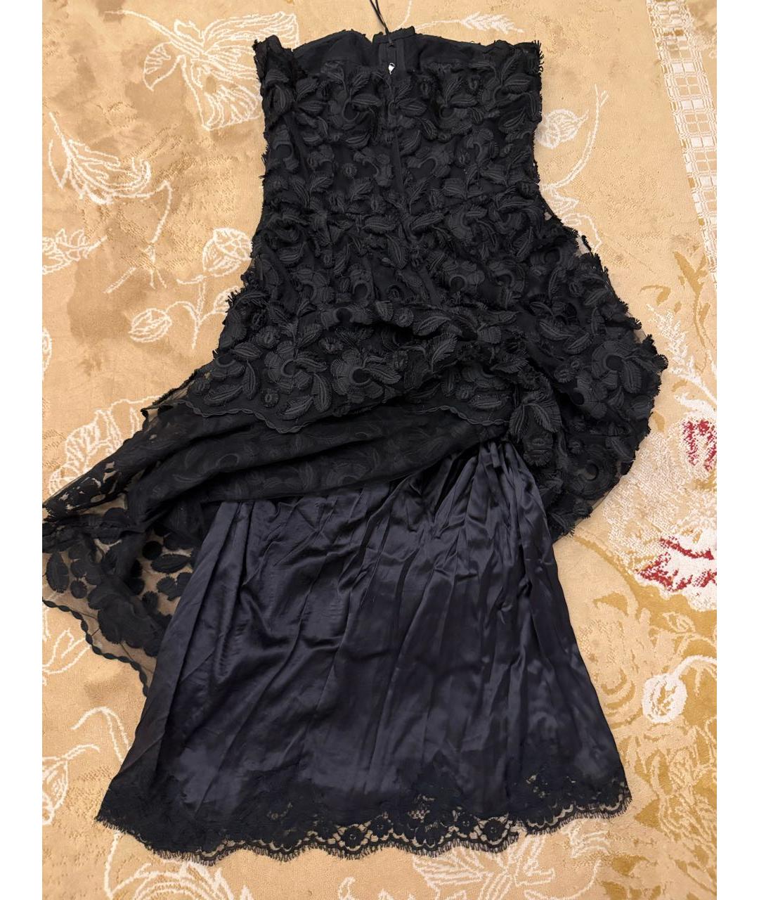 DOLCE&GABBANA Черное полиэстеровое вечернее платье, фото 3