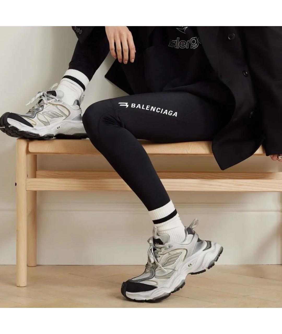 BALENCIAGA Белые текстильные кроссовки, фото 2