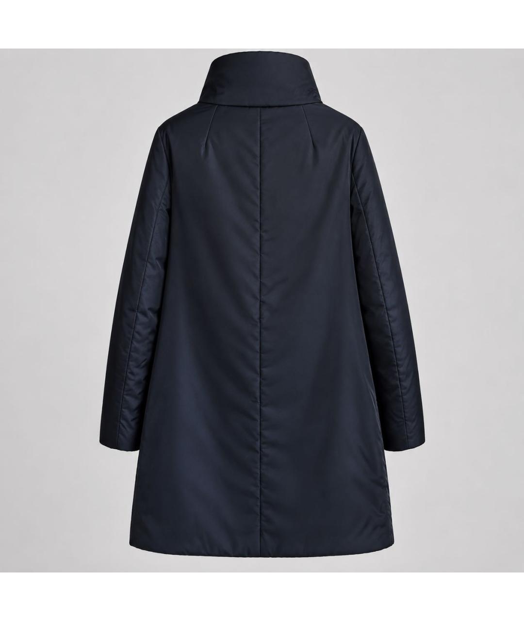 JIL SANDER Темно-синяя полиэстеровая куртка, фото 2