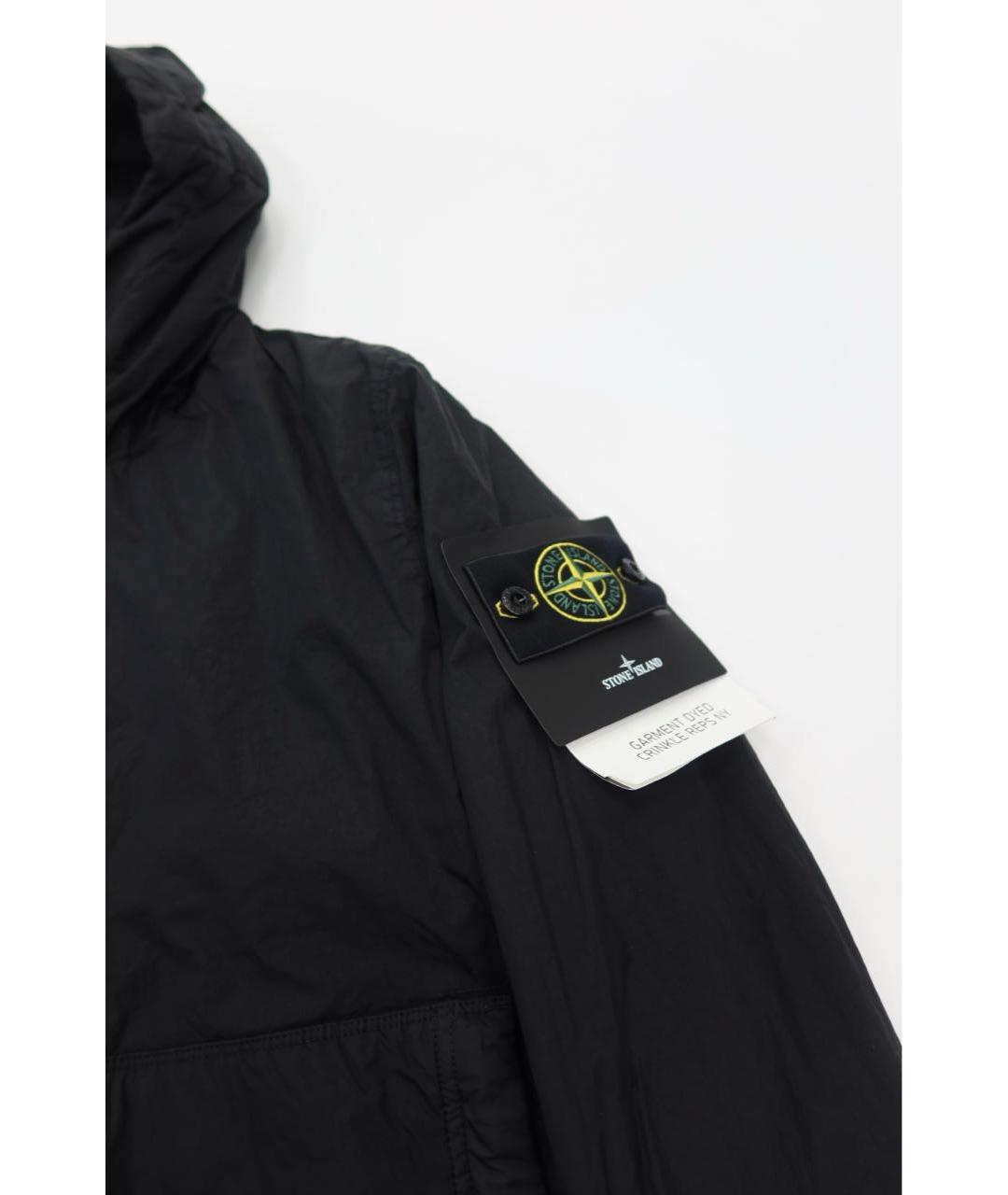 STONE ISLAND Черная полиамидовая куртка, фото 4
