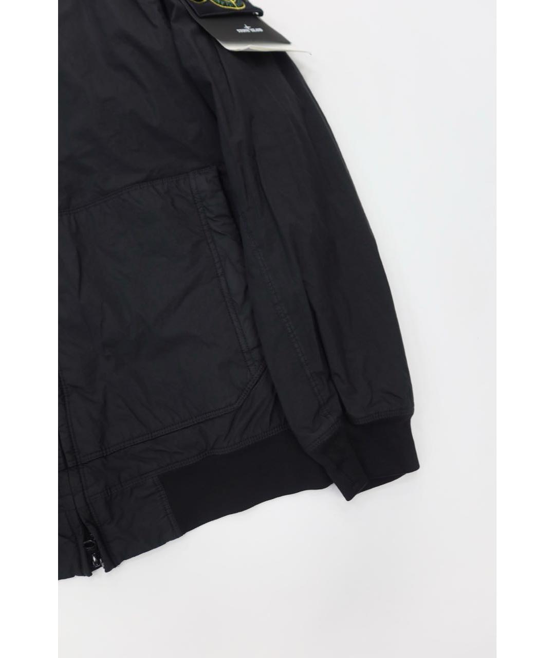 STONE ISLAND Черная полиамидовая куртка, фото 2