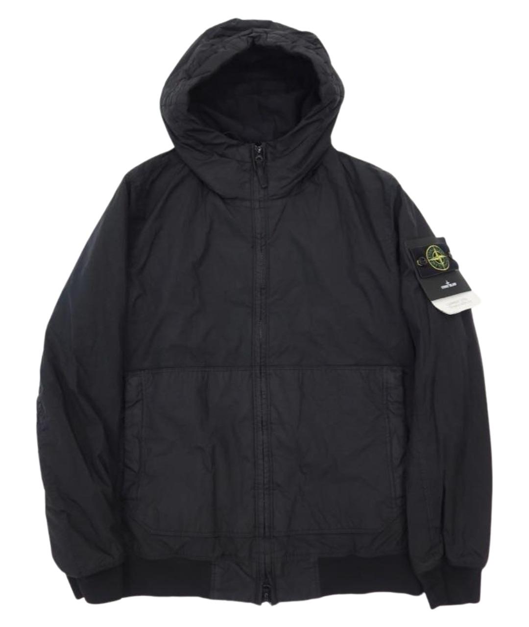 STONE ISLAND Черная полиамидовая куртка, фото 1