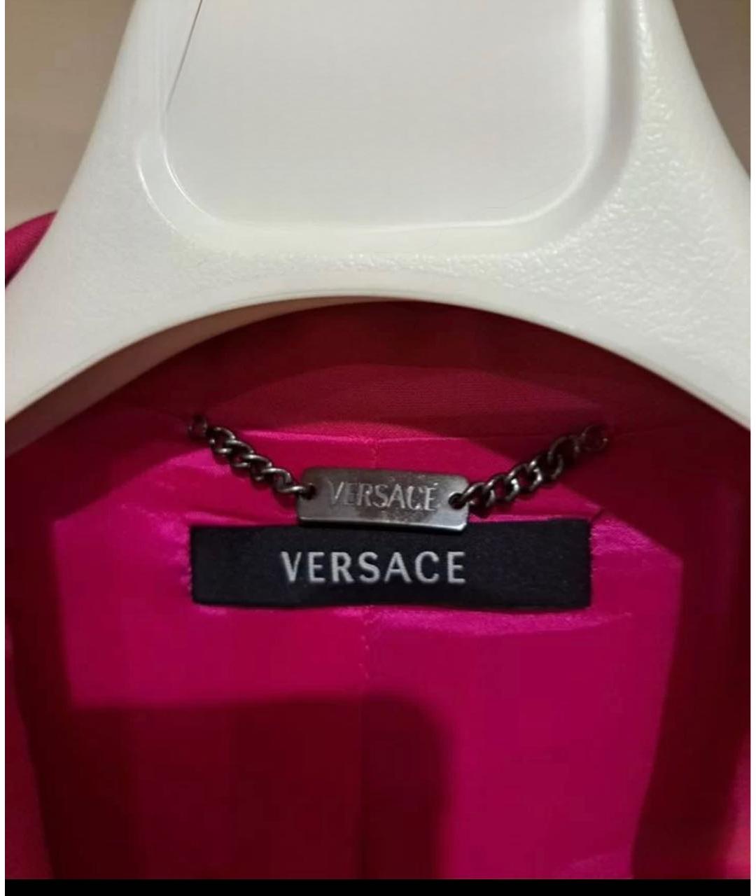 VERSACE Фуксия пальто, фото 3