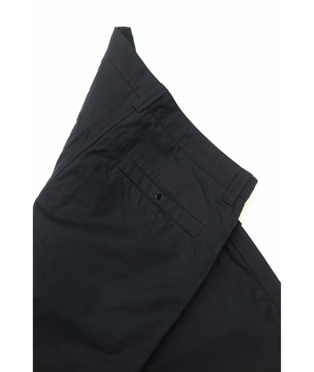 STONE ISLAND Черные хлопковые повседневные брюки, фото 6
