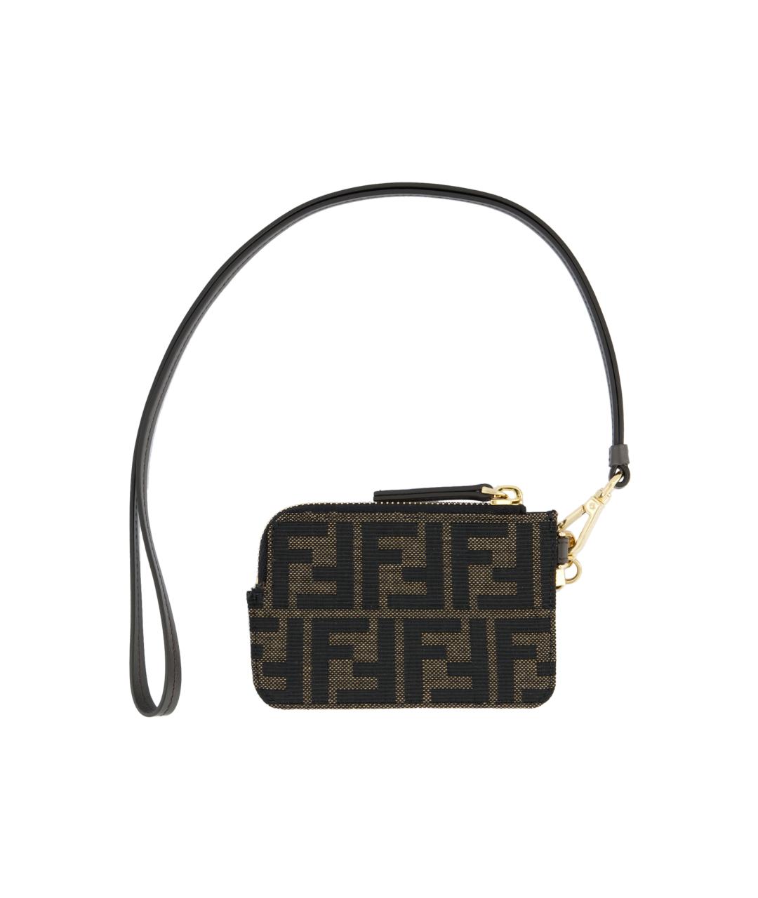 FENDI Коричневый кошелек, фото 2