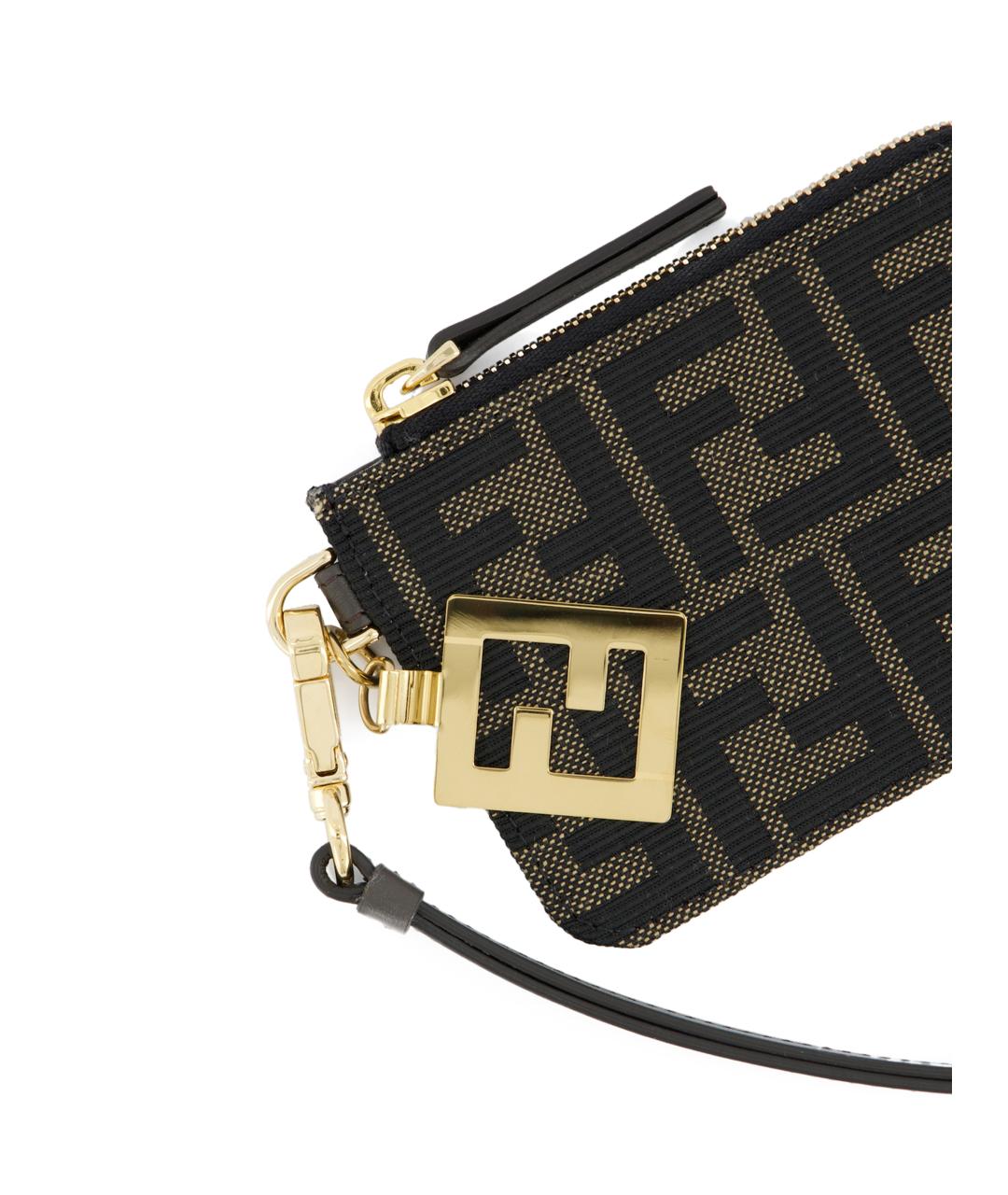 FENDI Коричневый кошелек, фото 3