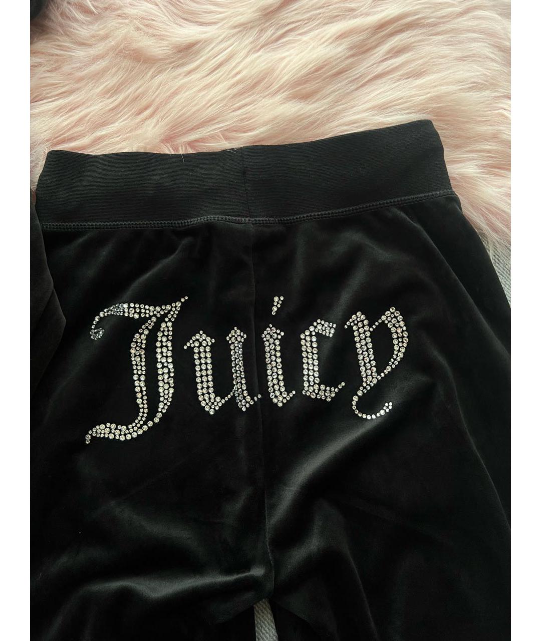 JUICY COUTURE Черный велюровый спортивные костюмы, фото 7