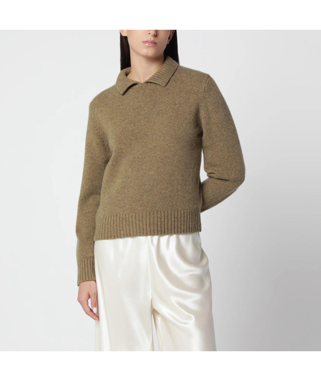 EXTREME CASHMERE Зеленый кашемировый джемпер / свитер, фото 3
