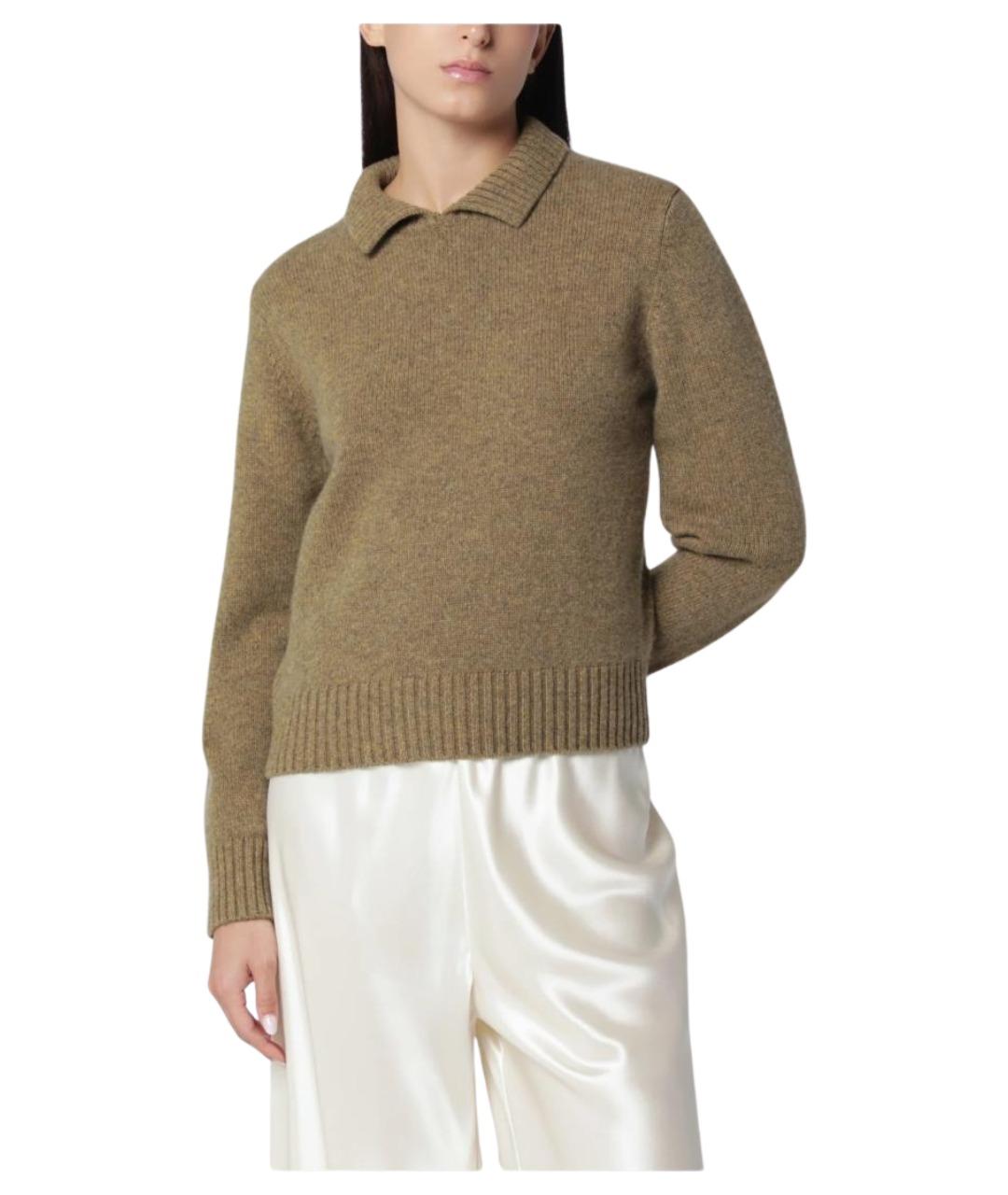 EXTREME CASHMERE Зеленый кашемировый джемпер / свитер, фото 1