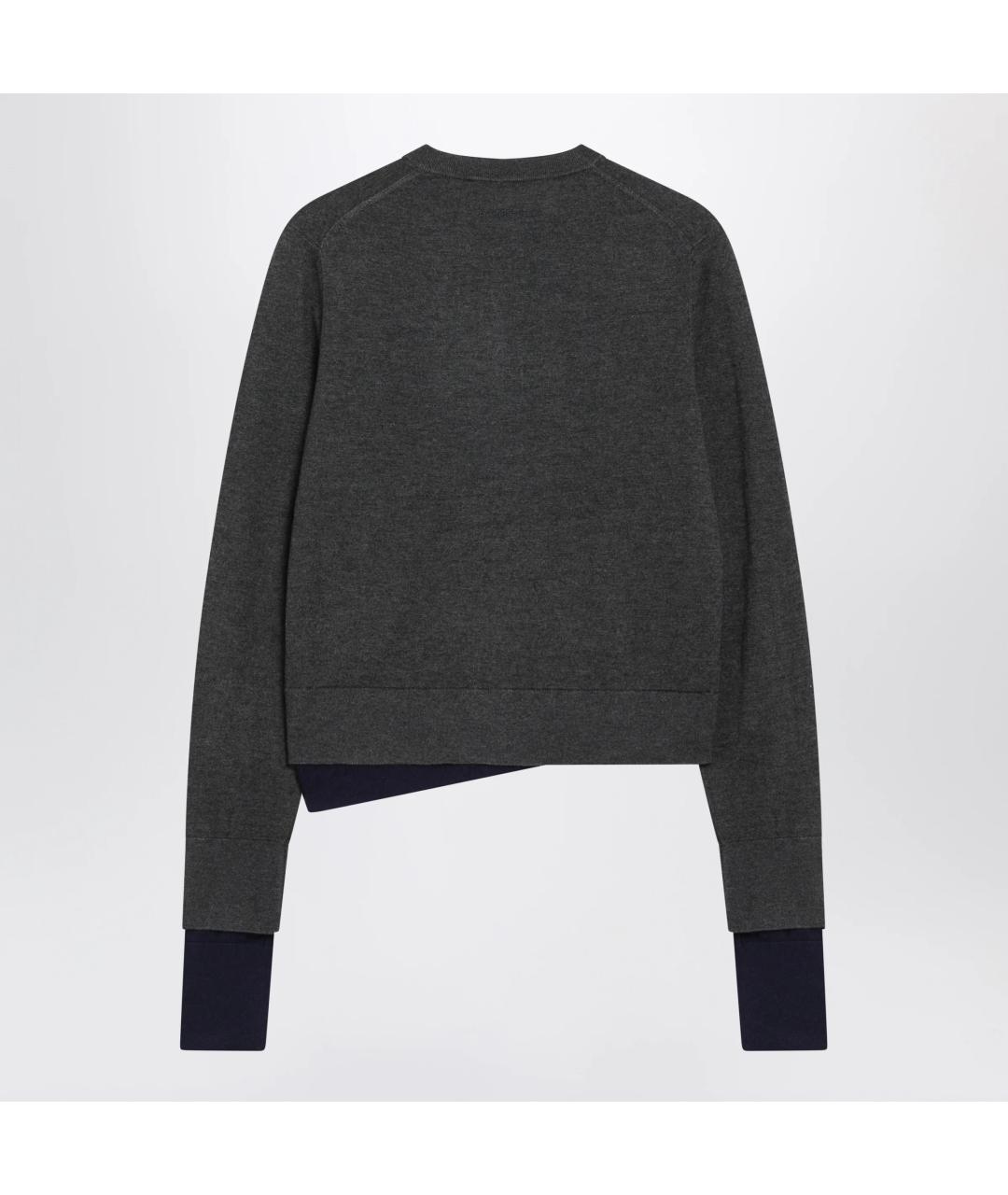 ACNE STUDIOS Серый шерстяной кардиган, фото 2