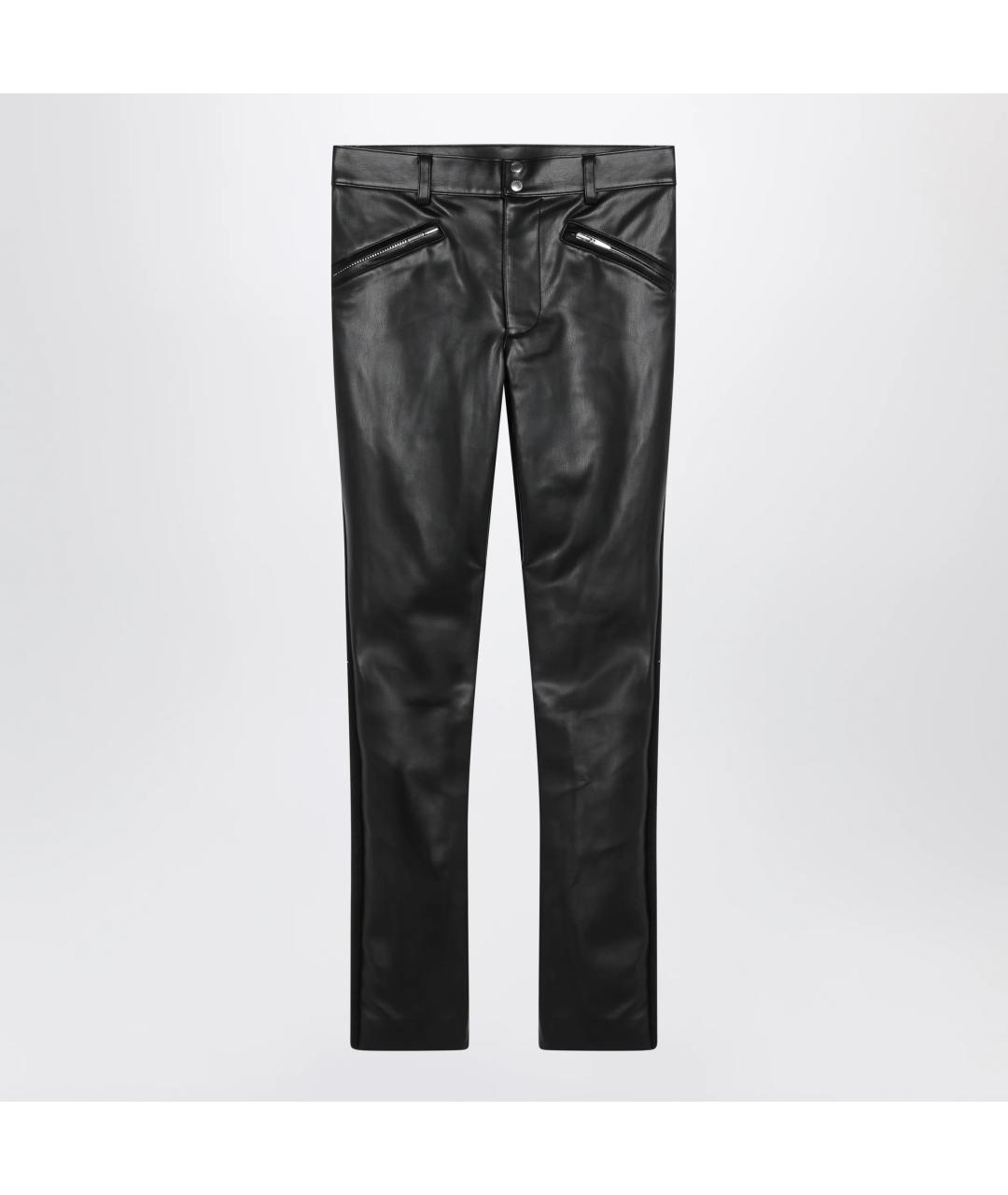 SACAI Черные синтетические брюки узкие, фото 3