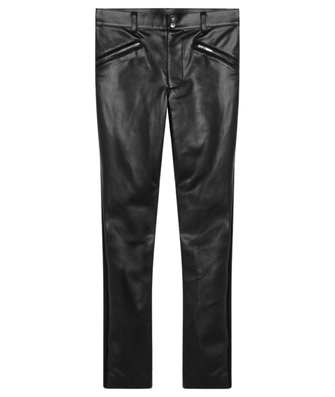 SACAI Черные синтетические брюки узкие, фото 1