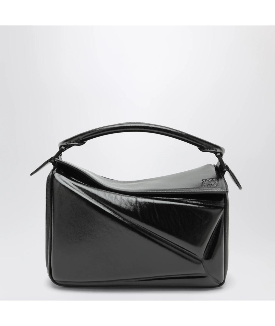 LOEWE Черная кожаная сумка через плечо, фото 3
