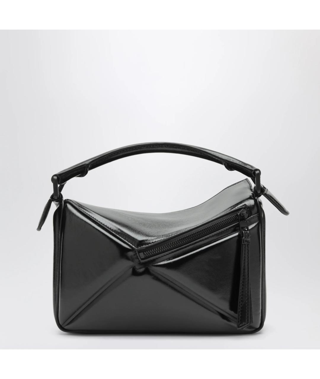 LOEWE Черная кожаная сумка через плечо, фото 2