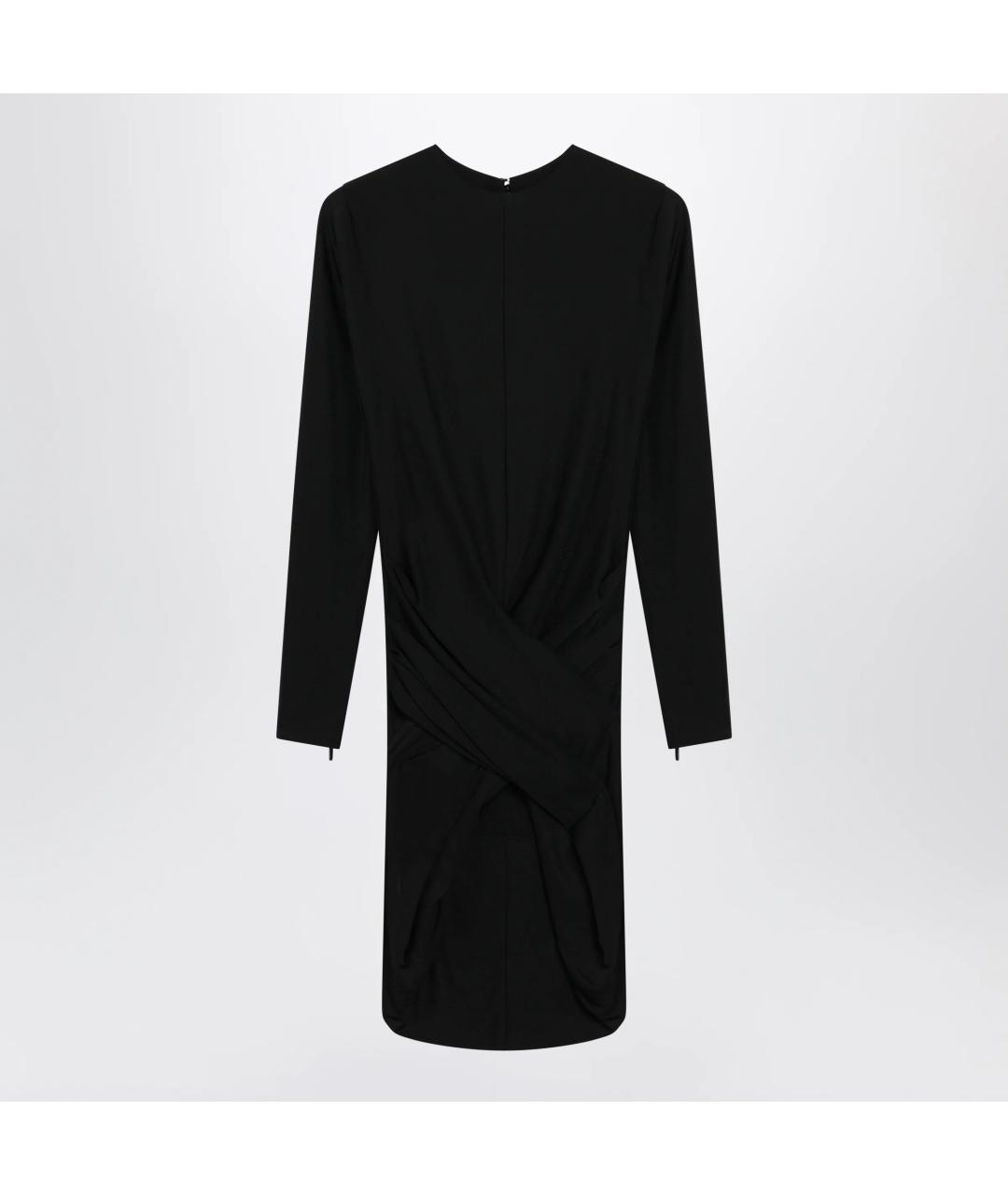 JACQUEMUS Черное вискозное платье, фото 3
