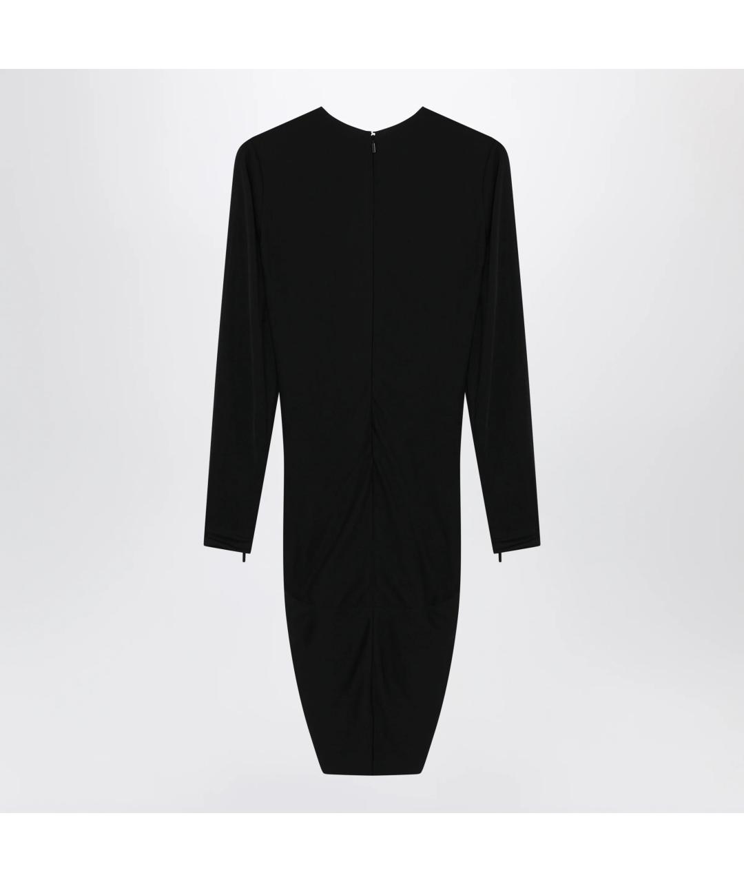 JACQUEMUS Черное вискозное платье, фото 2