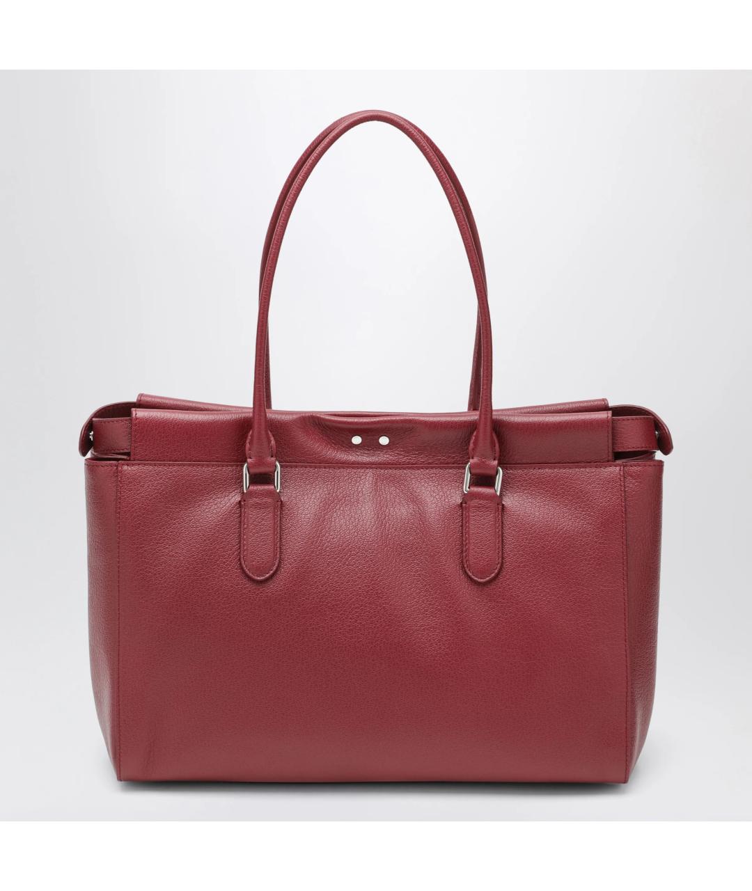 FENDI Красная кожаная сумка тоут, фото 2