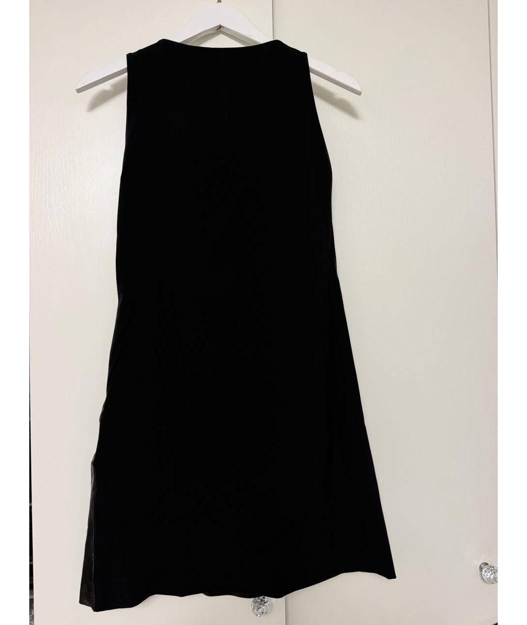 BALENCIAGA Черное кожаное платье, фото 2