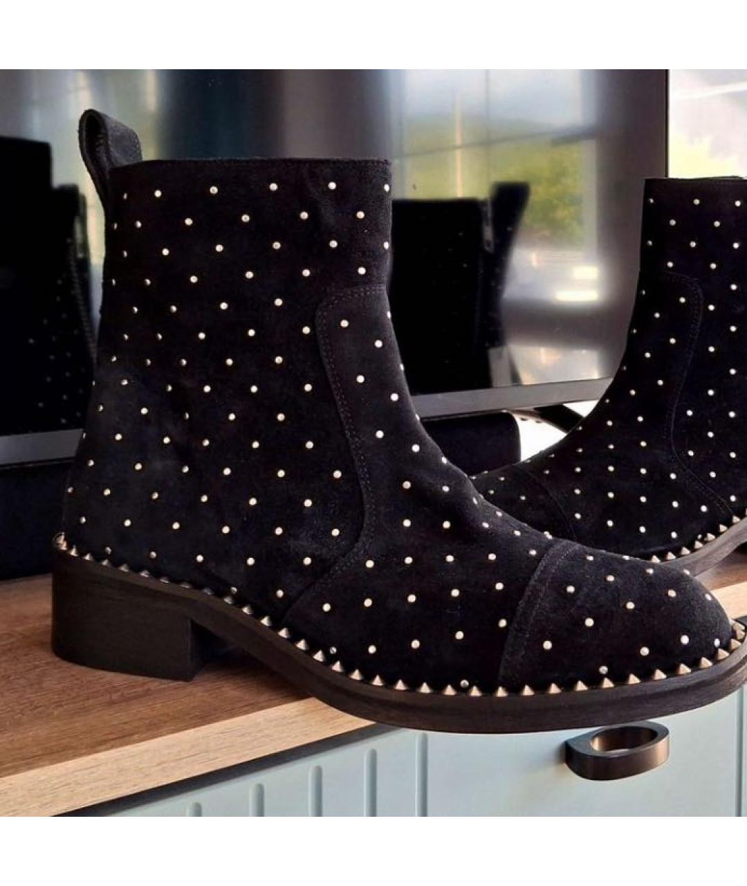 ZADIG & VOLTAIRE Черные кожаные ботильоны, фото 8