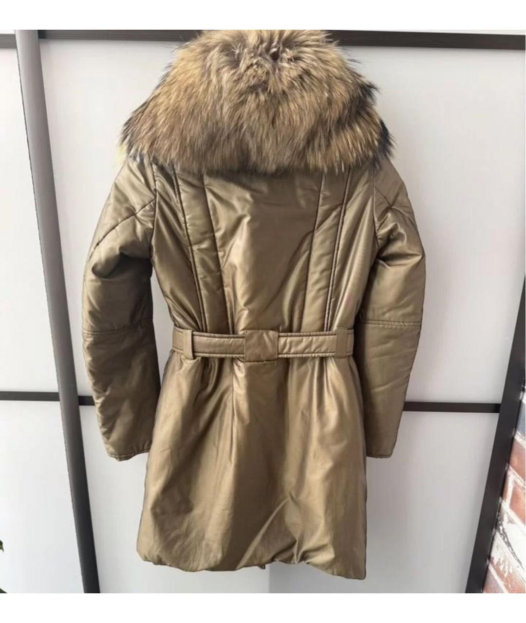 GUCCI Хаки полиэстеровое пальто, фото 2