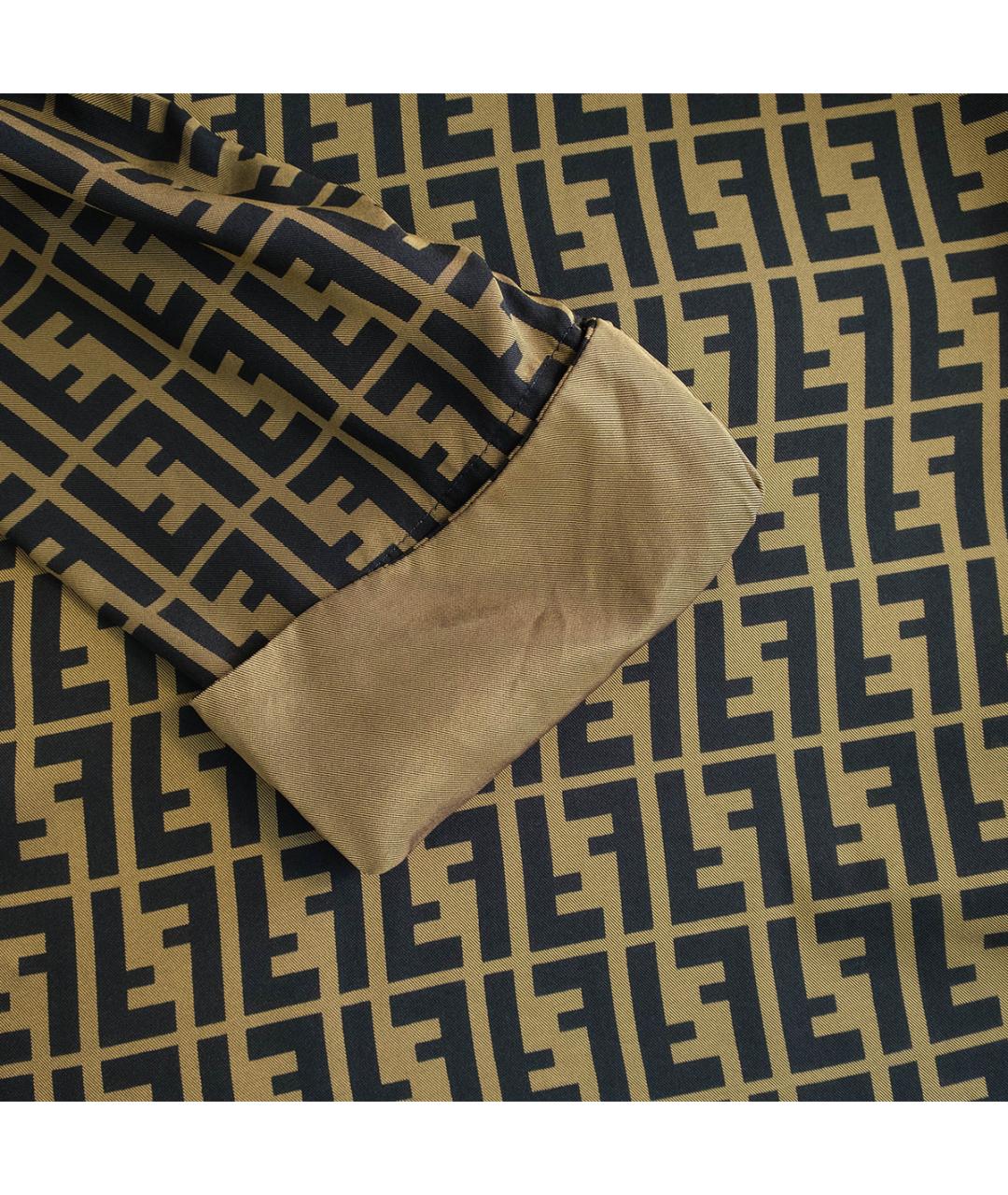 FENDI Коричневый вискозный жакет/пиджак, фото 5
