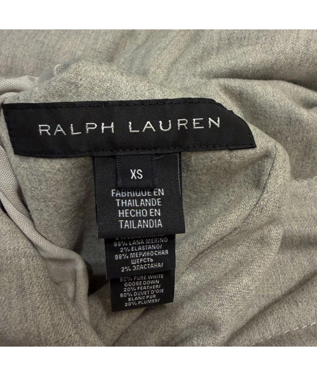 RALPH LAUREN Серый кашемировый жилет, фото 3