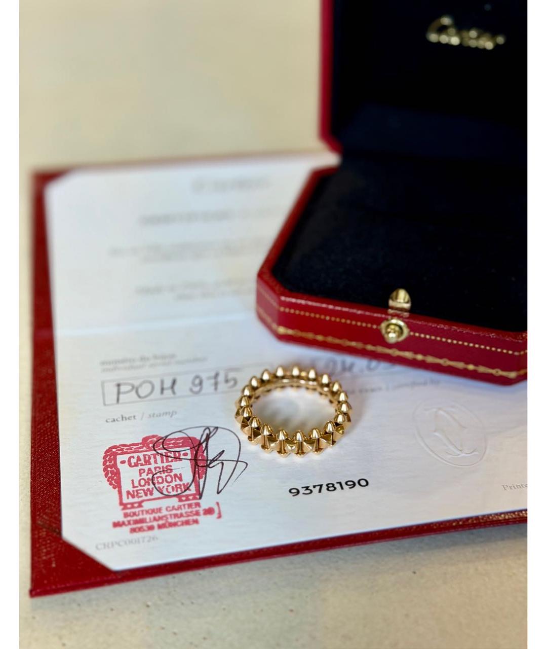 CARTIER Золотое кольцо из желтого золота, фото 5
