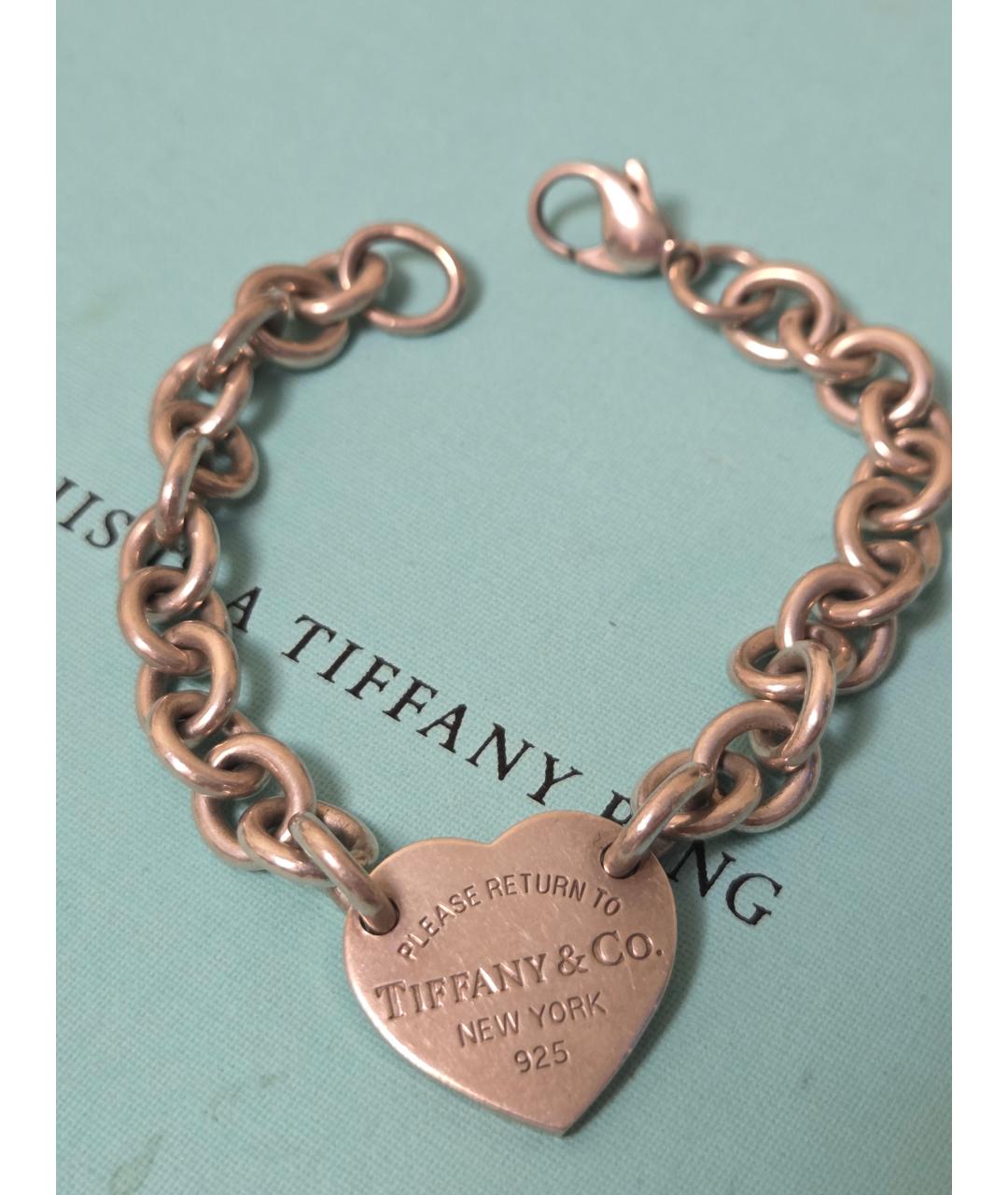 TIFFANY&CO Серебряный серебряный браслет, фото 6