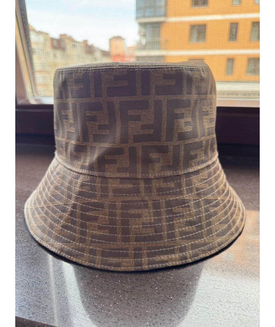 FENDI Бежевая панама, фото 4