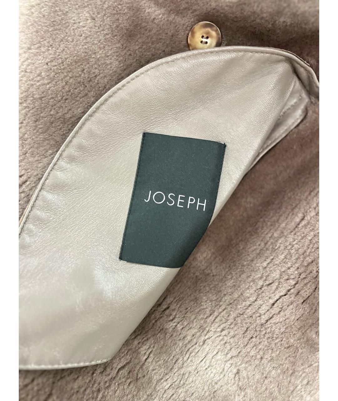 JOSEPH Бежевая меховая дубленка, фото 5