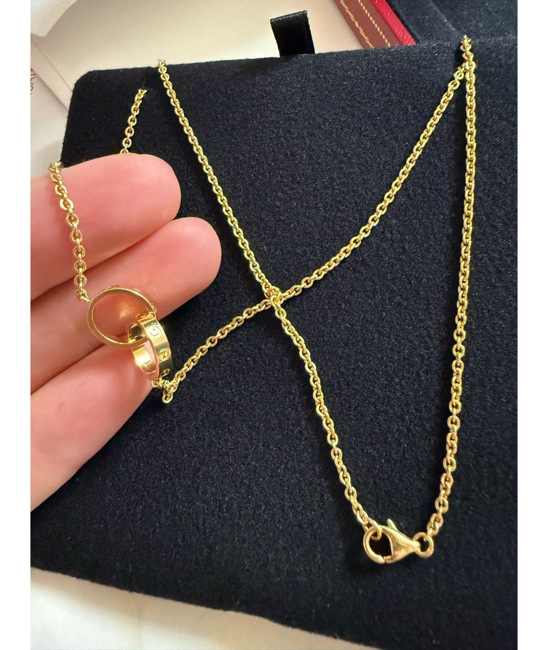 CARTIER Золотая подвеска из желтого золота, фото 2