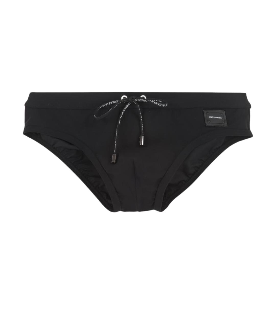 DOLCE&GABBANA Черные полиамидовые плавки, фото 1