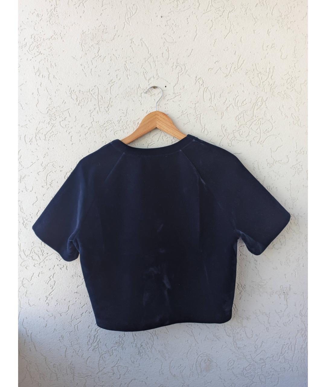 HILFIGER COLLECTION Темно-синяя полиамидовая футболка, фото 2