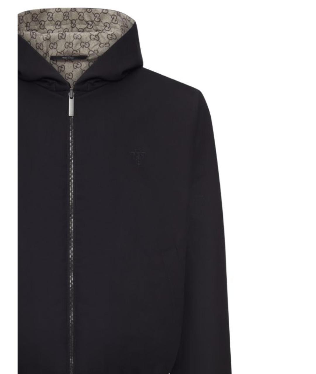 GUCCI Черная хлопковая куртка, фото 2