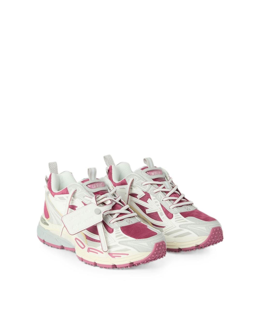 OFF-WHITE Мульти текстильные кроссовки, фото 4