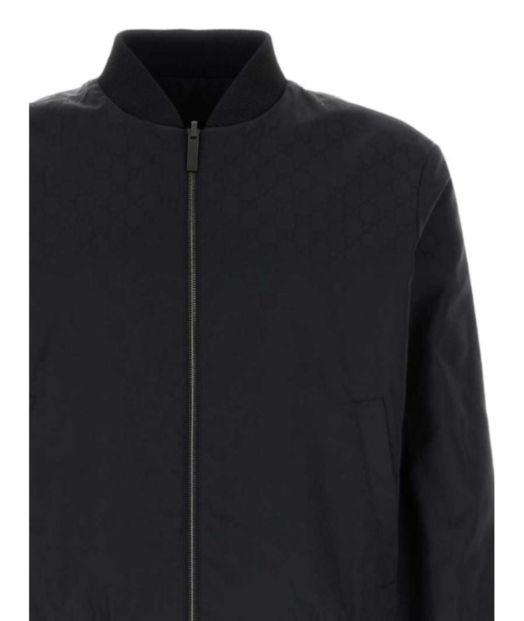 GUCCI Черная полиамидовая куртка, фото 2