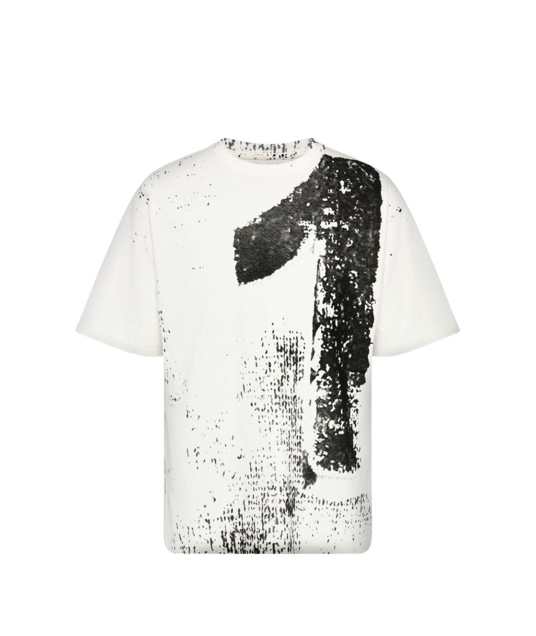 MAISON MARGIELA Белая хлопковая футболка, фото 1
