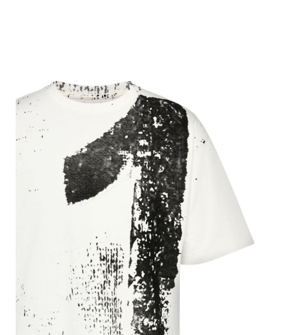 MAISON MARGIELA Белая хлопковая футболка, фото 2