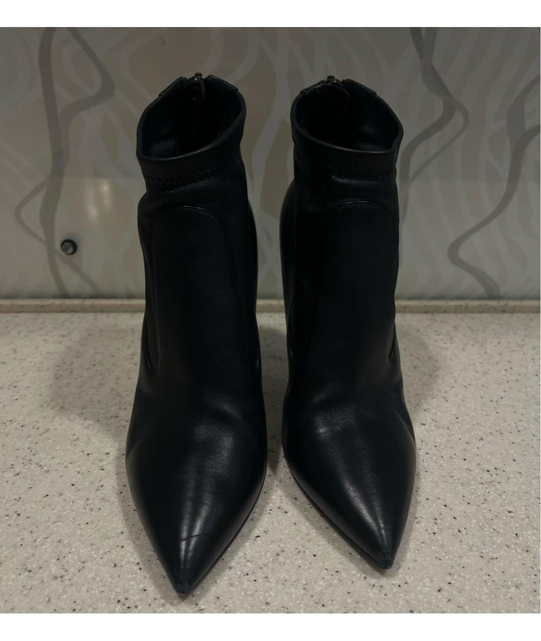 TOM FORD Черные кожаные ботильоны, фото 3