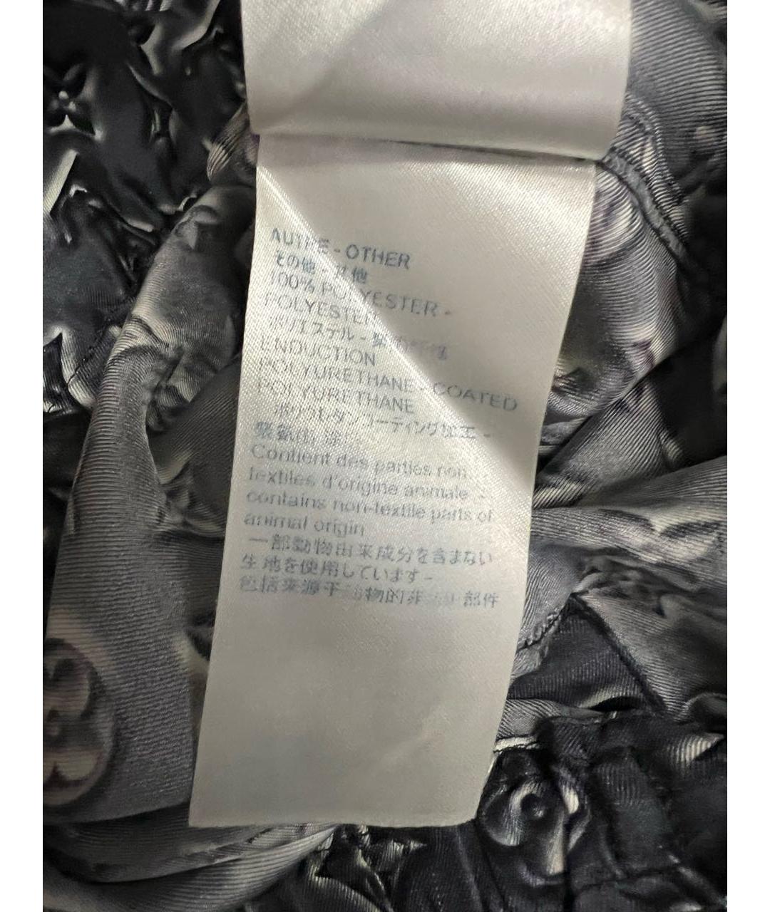 LOUIS VUITTON Антрацитовые шелковые прямые брюки, фото 5