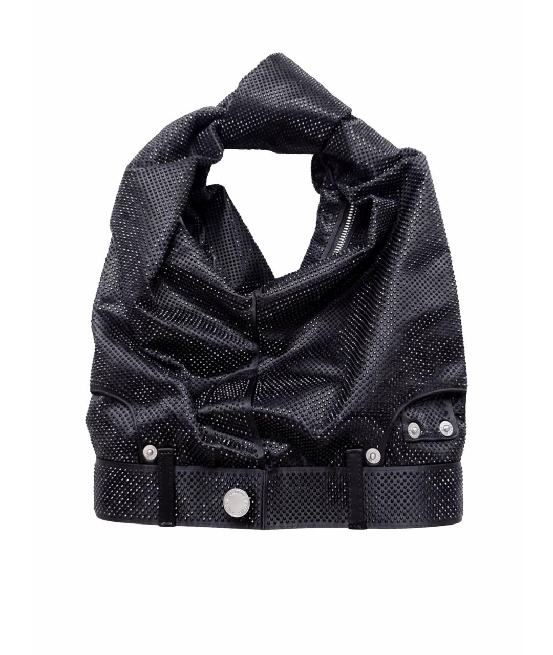 ALEXANDER WANG Черная кожаная сумка с короткими ручками, фото 1