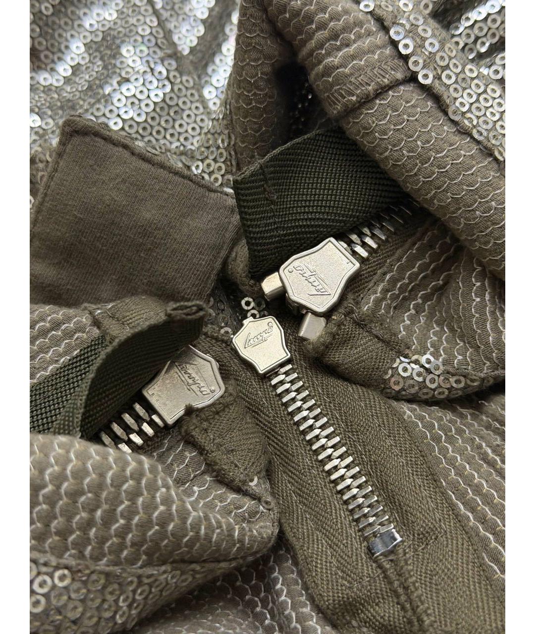 BALMAIN Серебряные брюки узкие, фото 4