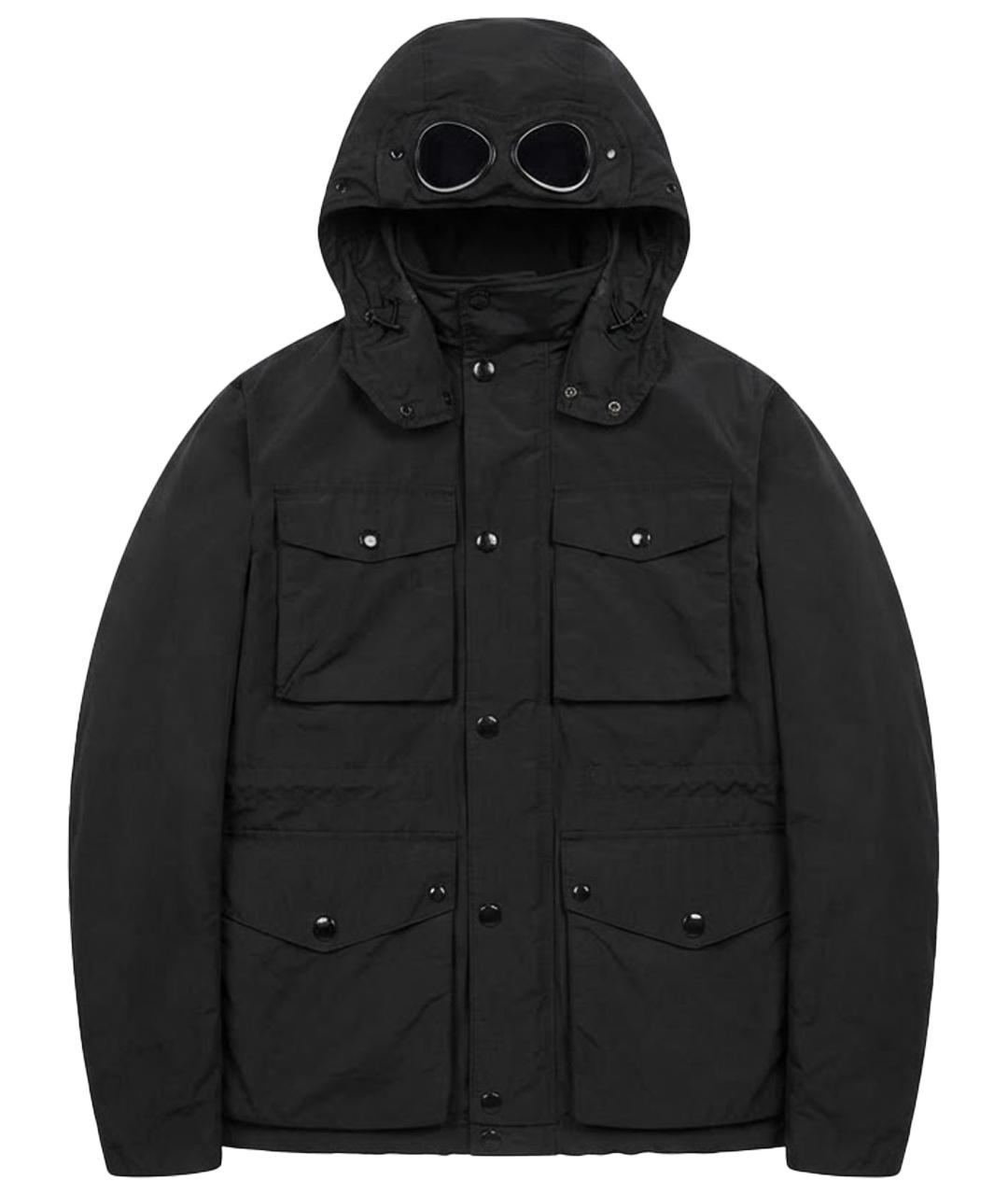 CP COMPANY Черный полиэстеровый пуховик, фото 1