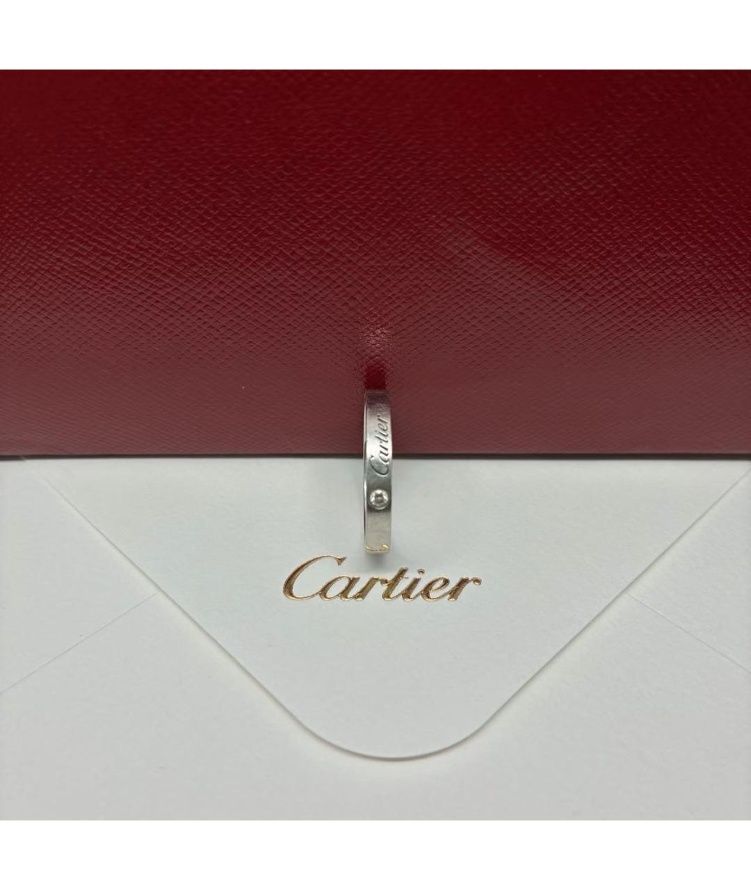 CARTIER Серебряное кольцо из белого золота, фото 5