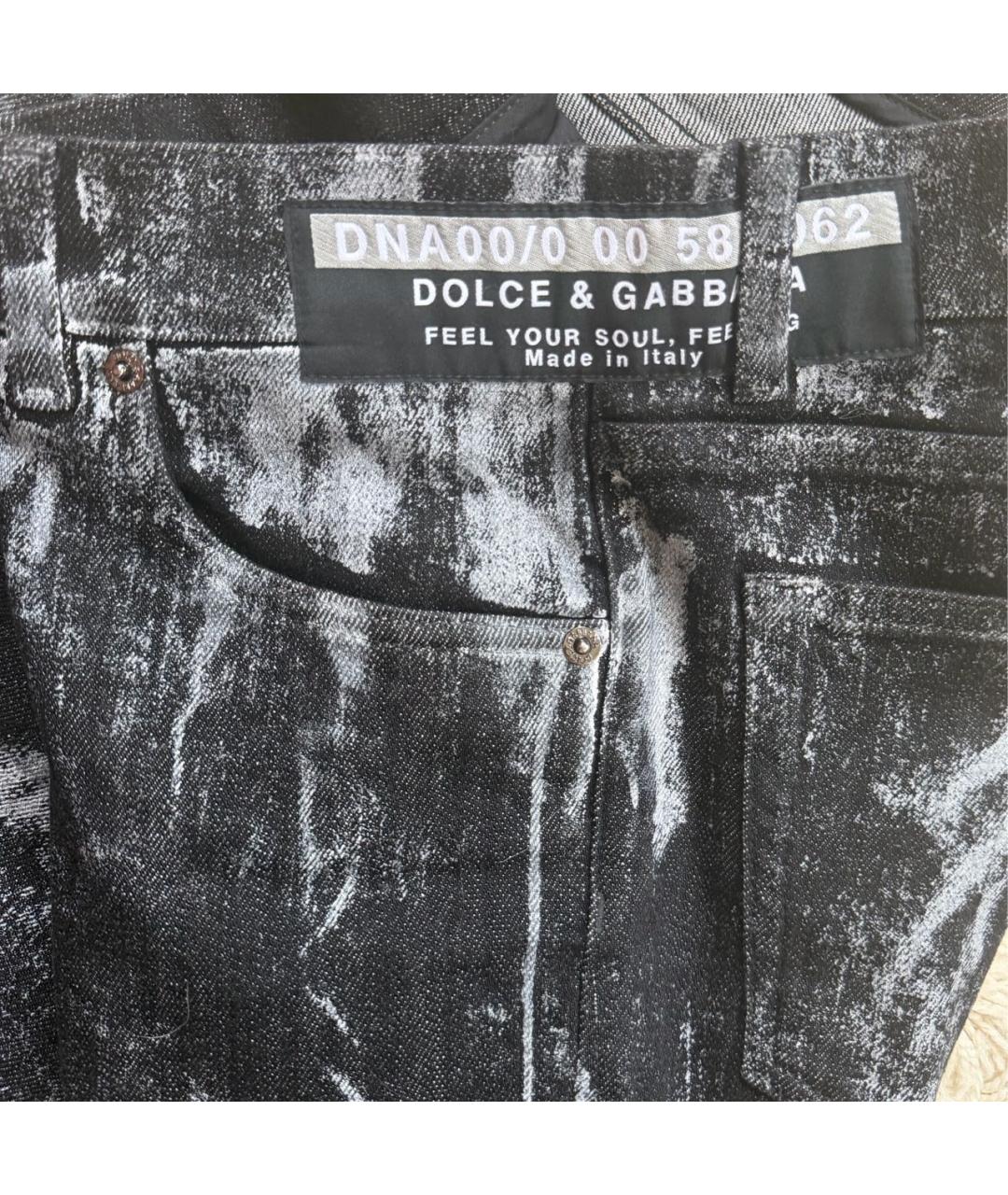 DOLCE&GABBANA Хлопковые джинсы скинни, фото 4