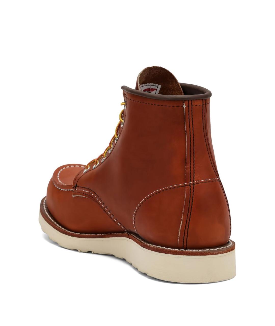 RED WING Коричневые кожаные высокие ботинки, фото 2