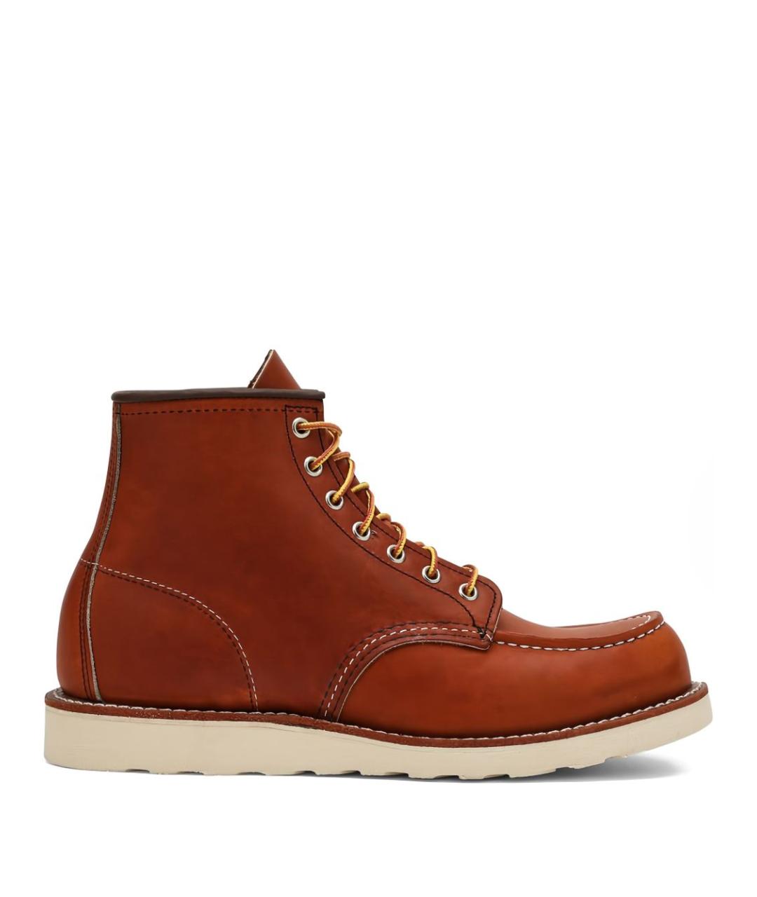 RED WING Коричневые кожаные высокие ботинки, фото 1